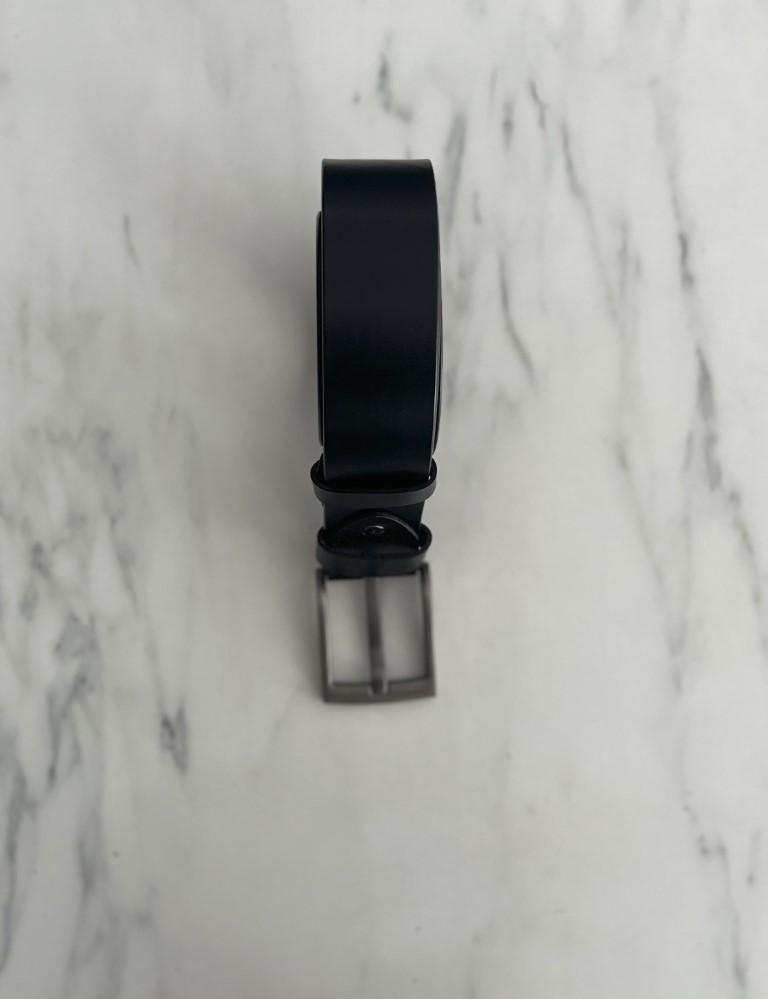 Ανδρική μαύρη ζώνη δερμάτινη 250440 φωτογραφία